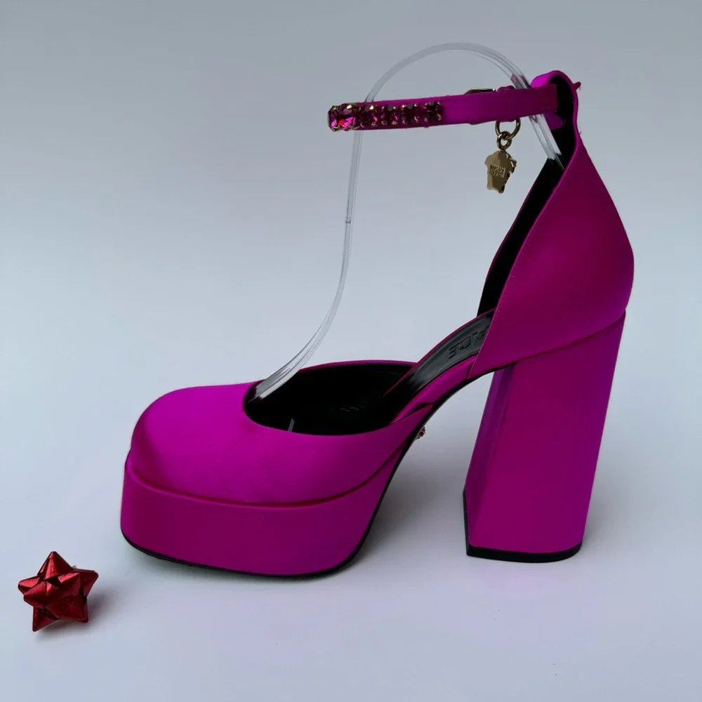 VERSACE PLATFORMS HEELS - Picture 6 of 17